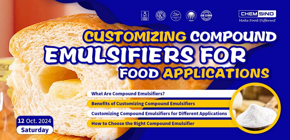 Customizing Compound Emulsifiers for Food Applications